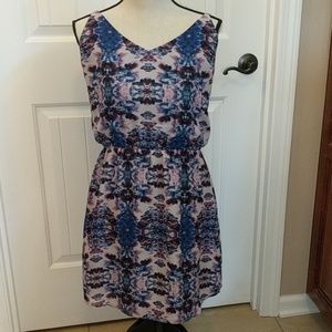 NWT Sam Edelman "Dinner Party" dress,L, multicolor